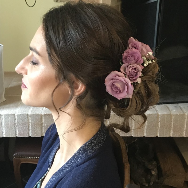 Maquillage de luxe pour mon mariage au Château d’Anjou, proche de Vienne en Rhône-Alpes.